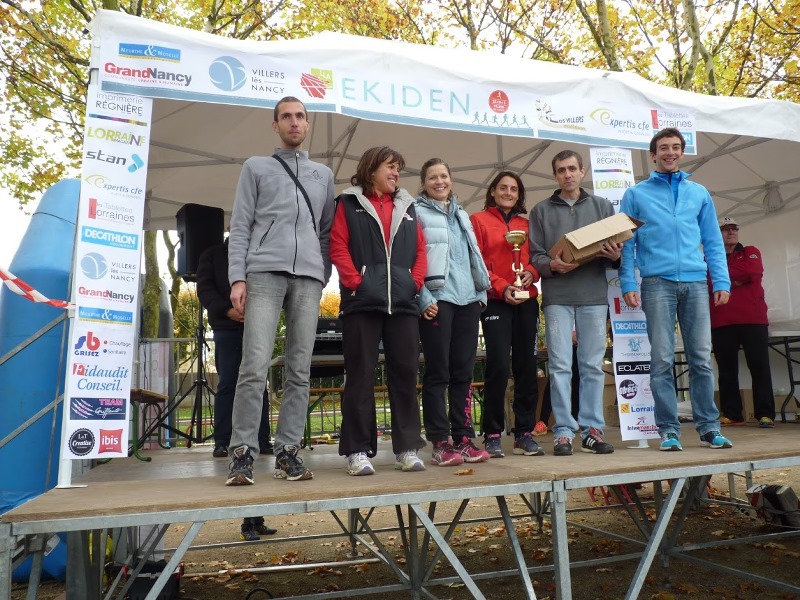 Podium Equipe Mixte