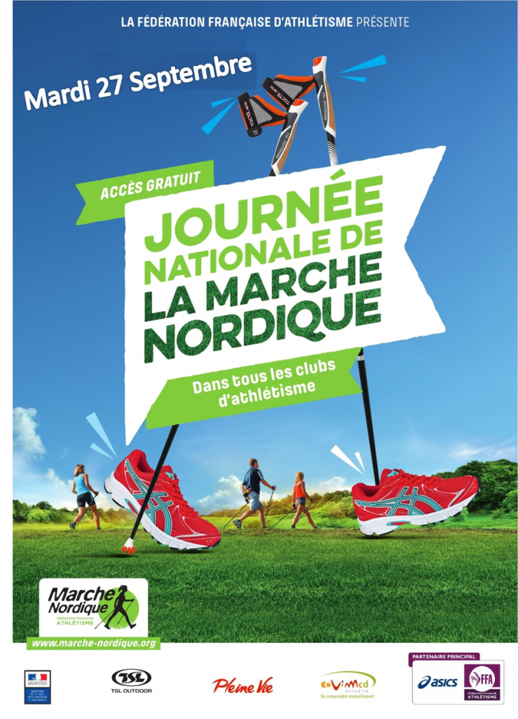 Animation Marche Nordique Mardi 27 Septembre